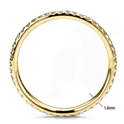 14k Gold Wedding Band Genuine Diamond Ring