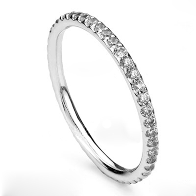 14k Gold Wedding Band Genuine Diamond Ring