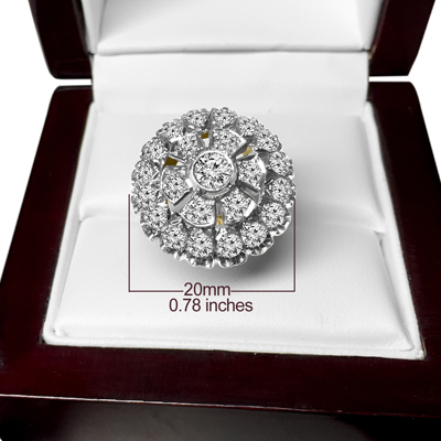 14k Gold Genuine Diamond Russian style Ring