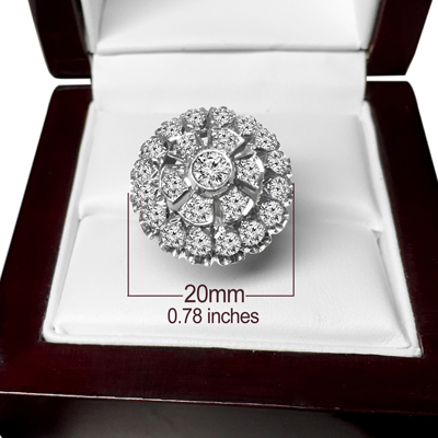 14k Gold Genuine Diamond Russian style Ring