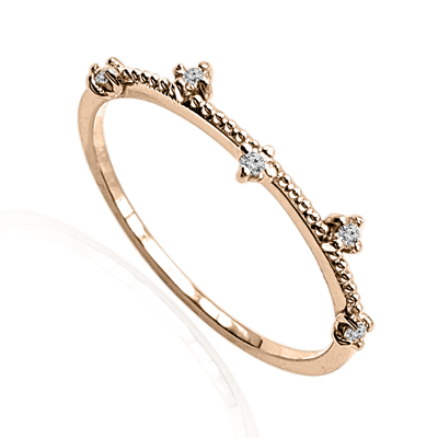 14k Gold Genuine Diamond Band F VS1