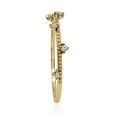14k Gold Genuine Diamond Band F VS1