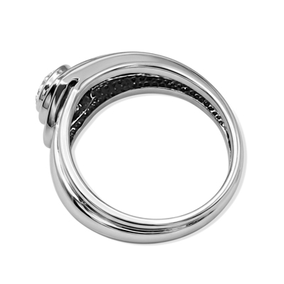 Men's Created Alexandrite Ring in Silver 925