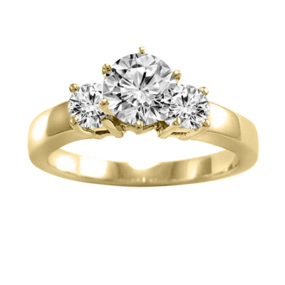 14k Gold Lab Grown Diamond Ring