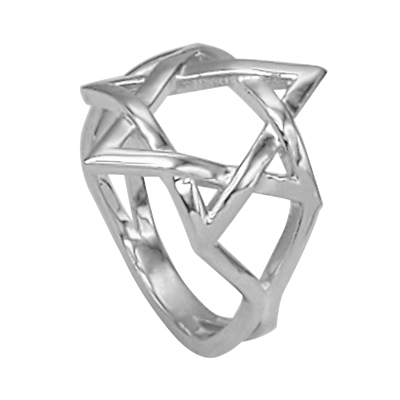 Star of David Ring in 14K