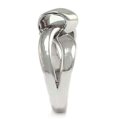 14k Gold Ribbon Design Women's Ring