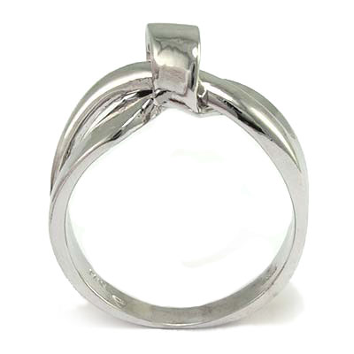 14k Gold Ribbon Design Women's Ring