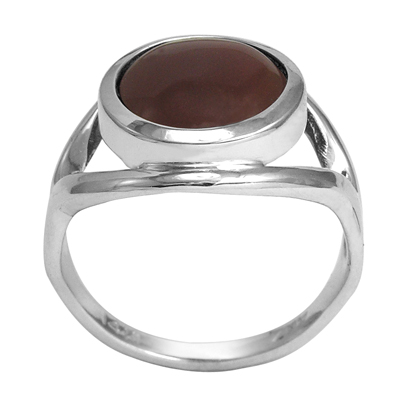 Genuine Carnelian Ring 14k Solid Gold