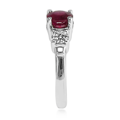 Burma Ruby Genuine Diamond Ring 14k Gold