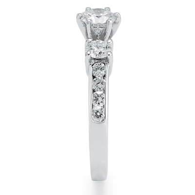 14k Gold Diamond Engagement Ring 1.28ct.