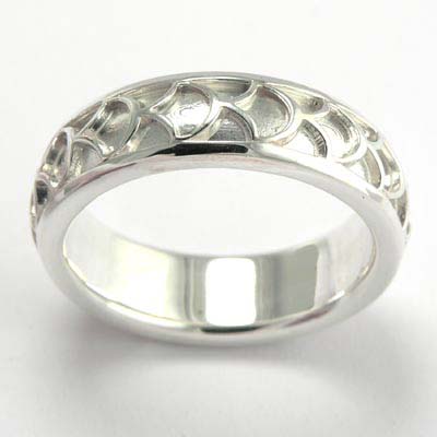 14k Gold Celtic Wedding Band
