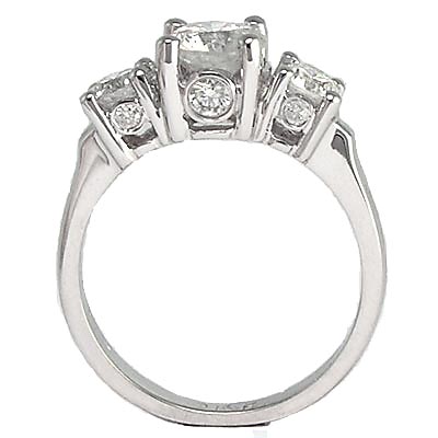 Diamond Engagement Ring Ring 14k Gold  1.71cwt.