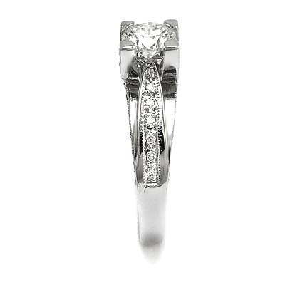 14k Gold Diamond  Engagement Ring