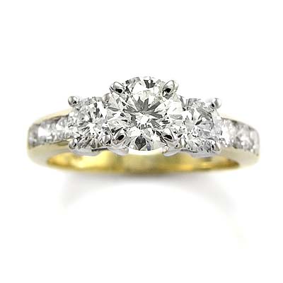 14k Gold Diamond Engagement Ring