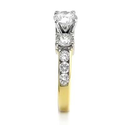 14k Gold Diamond Engagement Ring