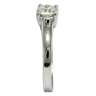 18K White Gold Diamond Ring .70cwt