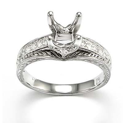 18k White Gold Diamond Ring