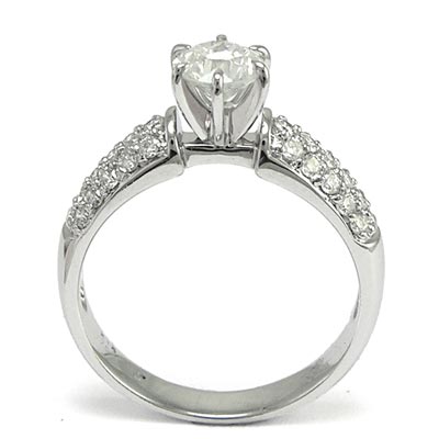 18K White Gold Diamond Ring