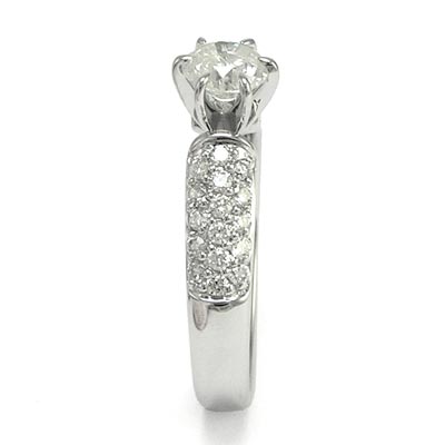 18K White Gold Diamond Ring