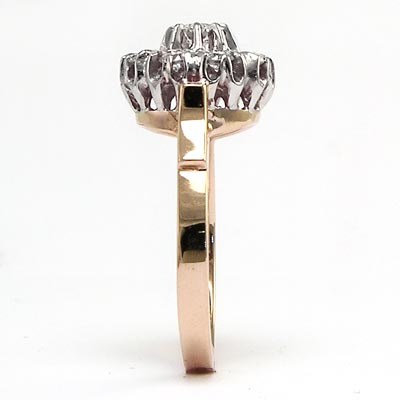 Russian style Diamond Engagement Ring 585