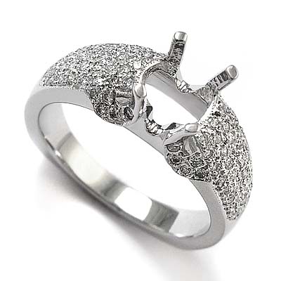14k Gold Diamond Ring Mounting