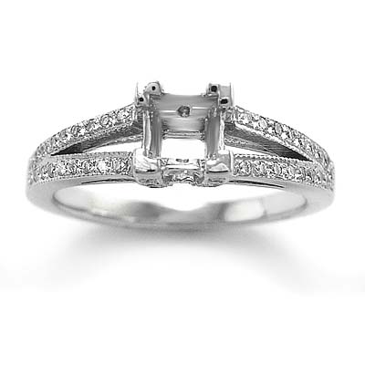 14k Gold Diamond Ring Mounting