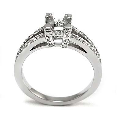 14k Gold Diamond Ring Mounting