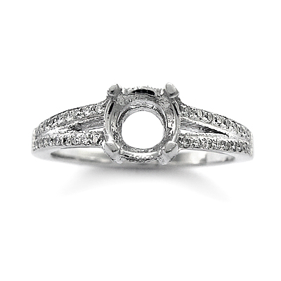 14k Gold Diamond Ring Mounting