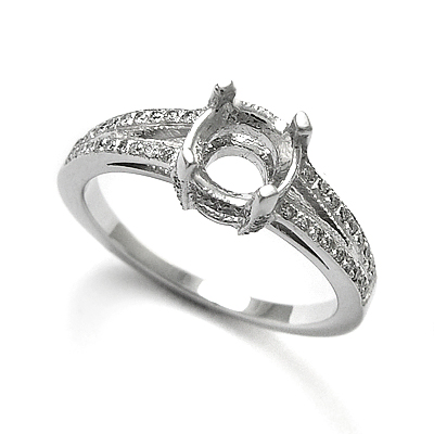 14k Gold Diamond Ring Mounting