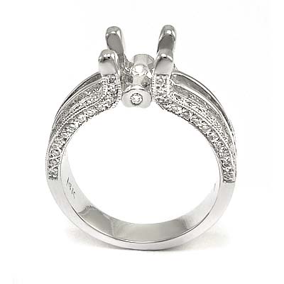 14k Gold Diamond Ring Mounting