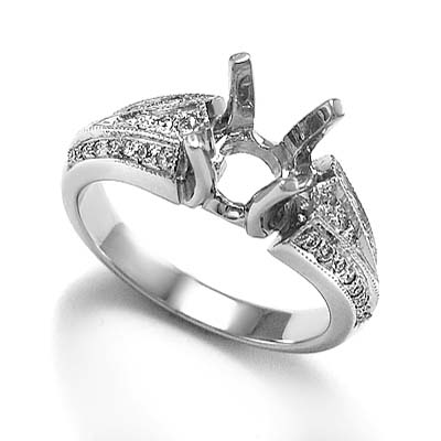 14k Gold Diamond Engagement Ring