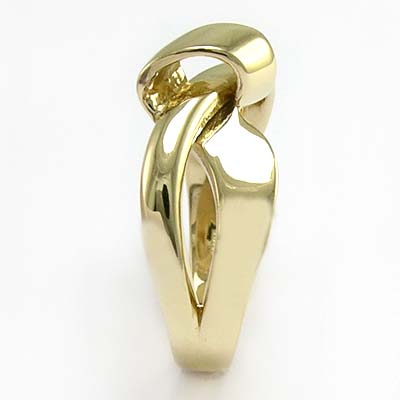 14k Gold Ribbon Design Ring