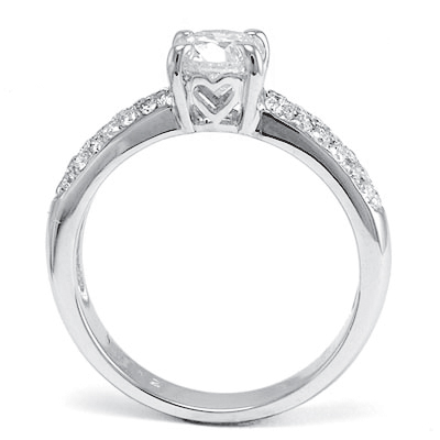 18k White Gold Diamond  Ring Setting