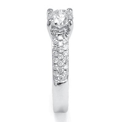 18k White Gold Diamond  Ring Setting