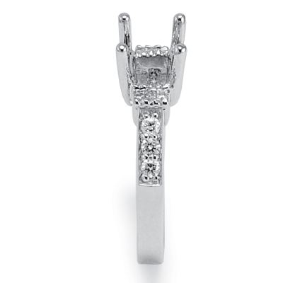 18k White Gold Diamond engagement Setting