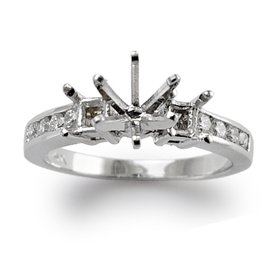 Diamond Engagement Ring Setting Platinum