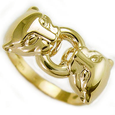 Men's 14k Solid Gold Cat Head Ring