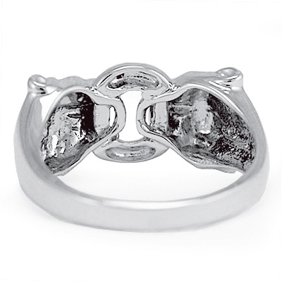 Man's Cat Head Ring 14k solid Gold