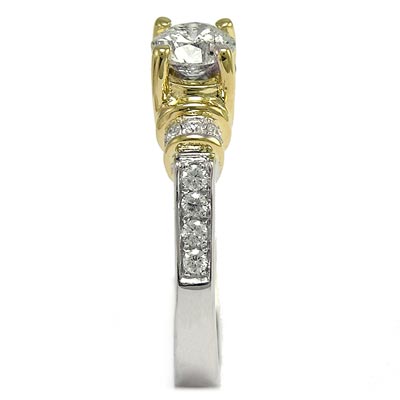 18K Two-Tone Gold Diamond Ring
