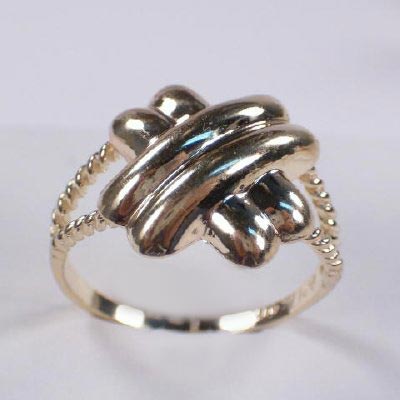 14k Gold 14mm Wide Set