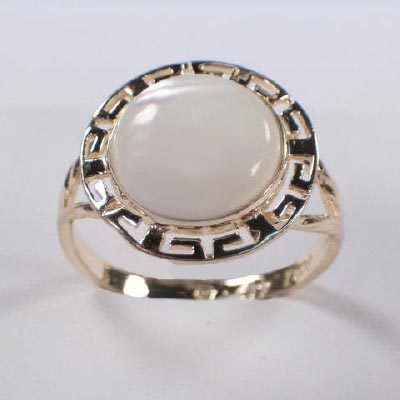14k Mother of Pearl Set