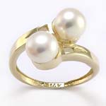 14k Gold Pearl Ring
