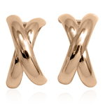 14k Gold Picasso style Earrings
