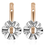 14k Gold Russian Semi-Mount Earrings for 1.00