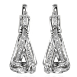 Russian Style Diamond Earrings 585 14k