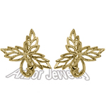 14k Solid Gold Design Earrings