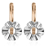 14k Gold Russian style Semi-Mount Earrings