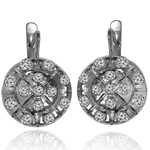 14k Gold Genuine Diamond Earrings