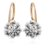 14k Gold Lab Grown Diamond Earrings
