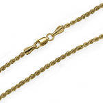 10k Gold Rope Chain necklace